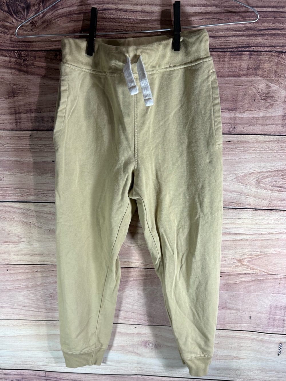 Tommy Bahama Kids Light Beige Drawstring Joggers